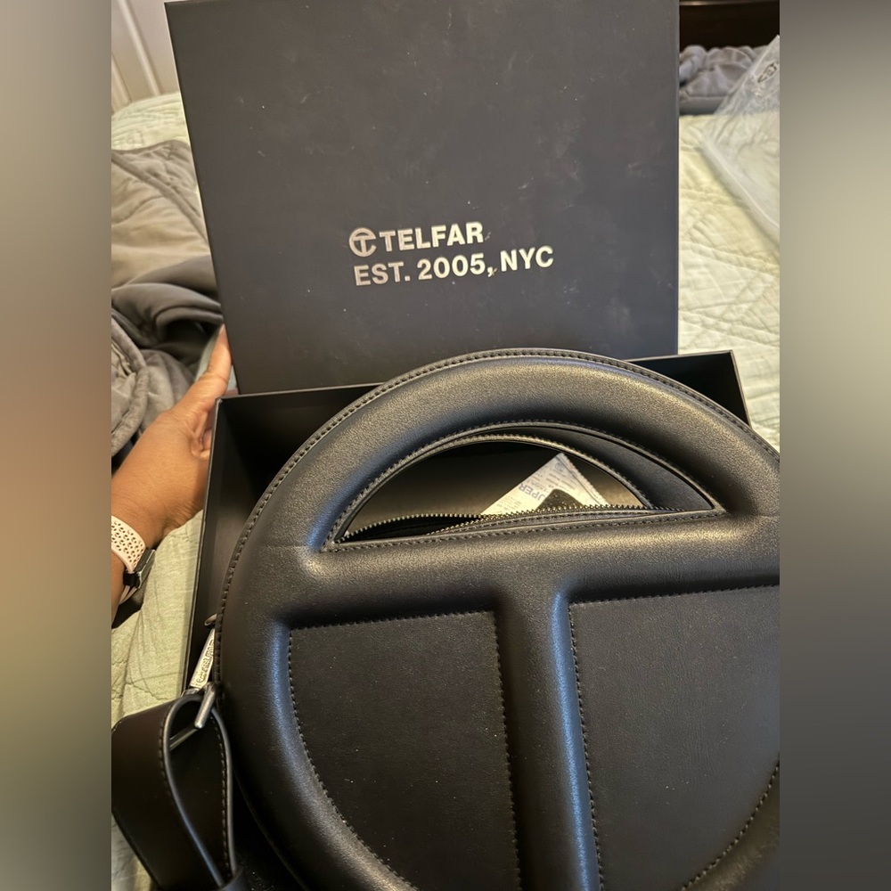 Telfar Sleek Black Handbag